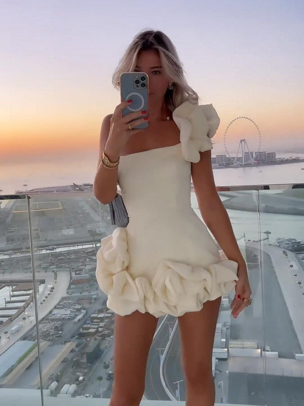 Jazlyn | Mini-robe asymétrique