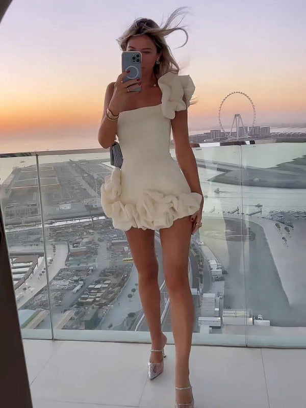 Jazlyn | Mini-robe asymétrique