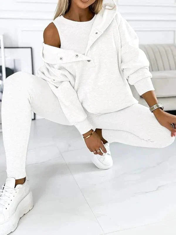 Sara - Ensemble décontracté et confortable avec sweat à capuche
