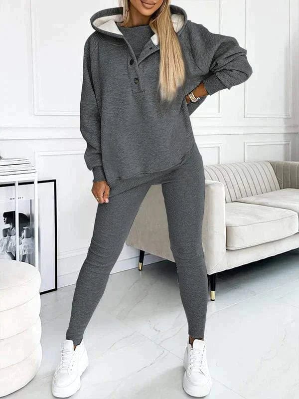 Sara - Ensemble décontracté et confortable avec sweat à capuche