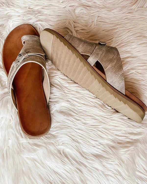 Ayla - Sandales plates pour femmes