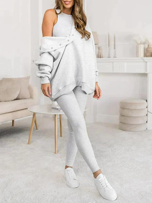 Sara - Ensemble décontracté et confortable avec sweat à capuche