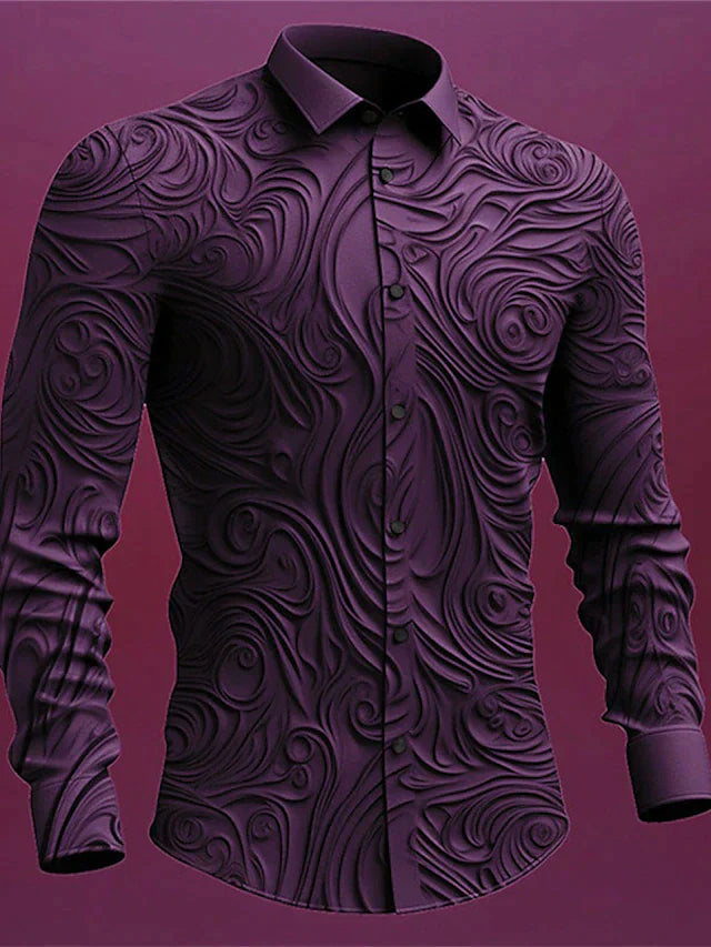Levi - Chemise gothique vintage pour homme