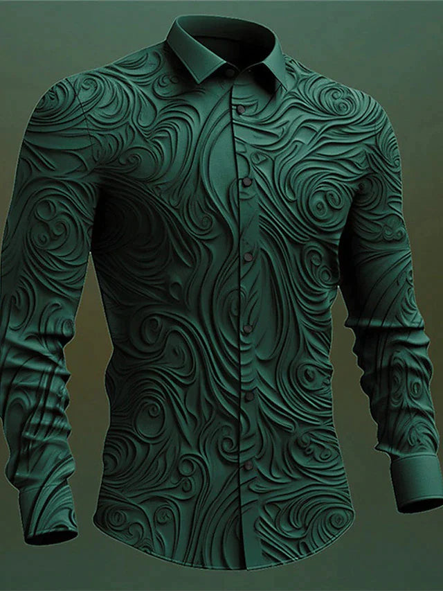 Levi - Chemise gothique vintage pour homme