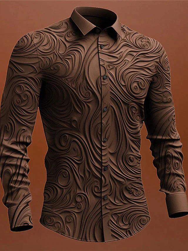 Levi - Chemise gothique vintage pour homme