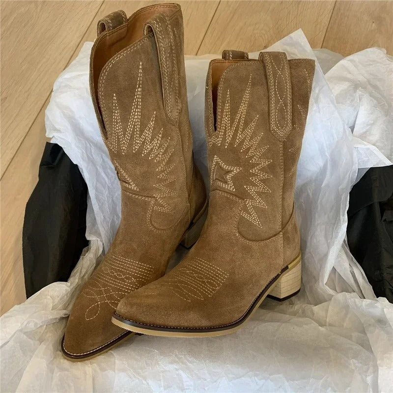 Bottes de cowboy femme Ariat cuir marron bout carré western taille 6 1 Bottes de cowboy femme Ariat cuir marron bout carré western taille 6 1