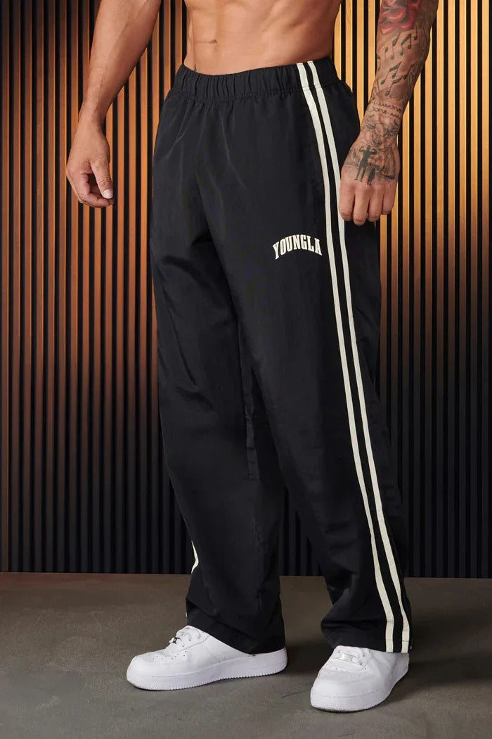Bryan - Pantalon de sport pour hommes avec impression à double rayure