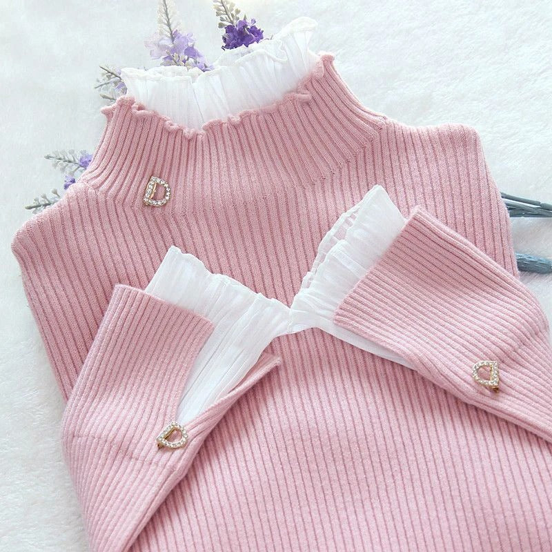 Eloise - Pull à col roulé en tricot
