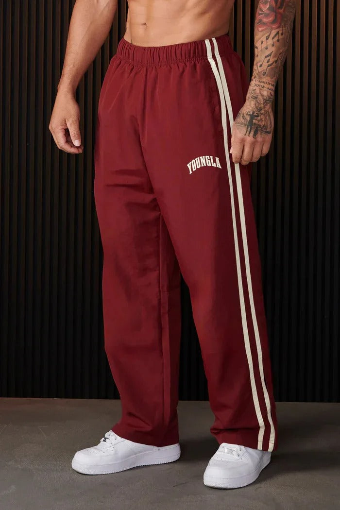 Bryan - Pantalon de sport pour hommes avec impression à double rayure