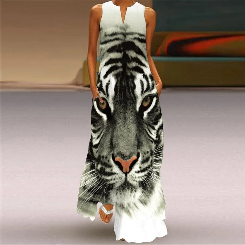 Emmeline - Kleid imprimé rétro