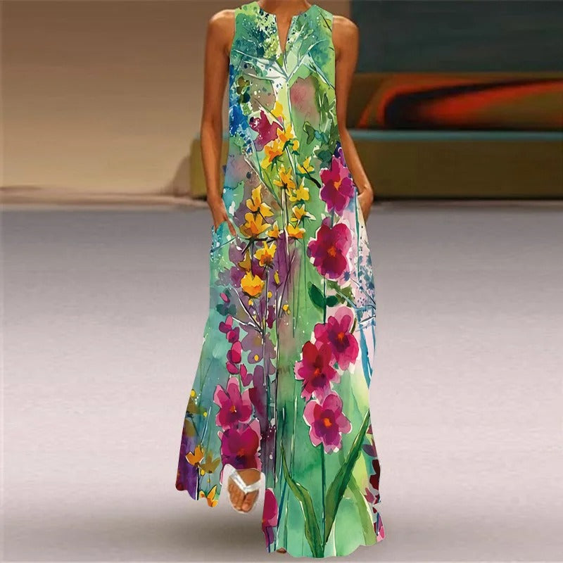 Emmeline - Kleid imprimé rétro