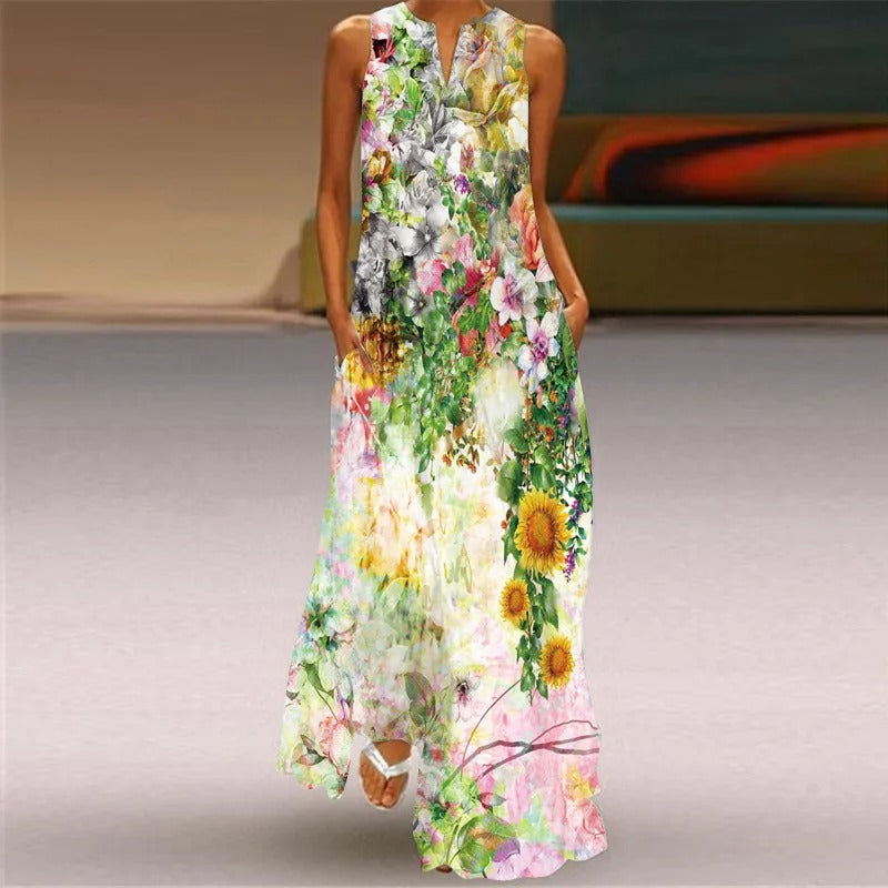 Emmeline - Kleid imprimé rétro