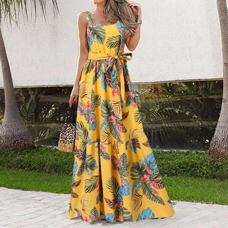 Cardea - Robe femme à encolure carrée