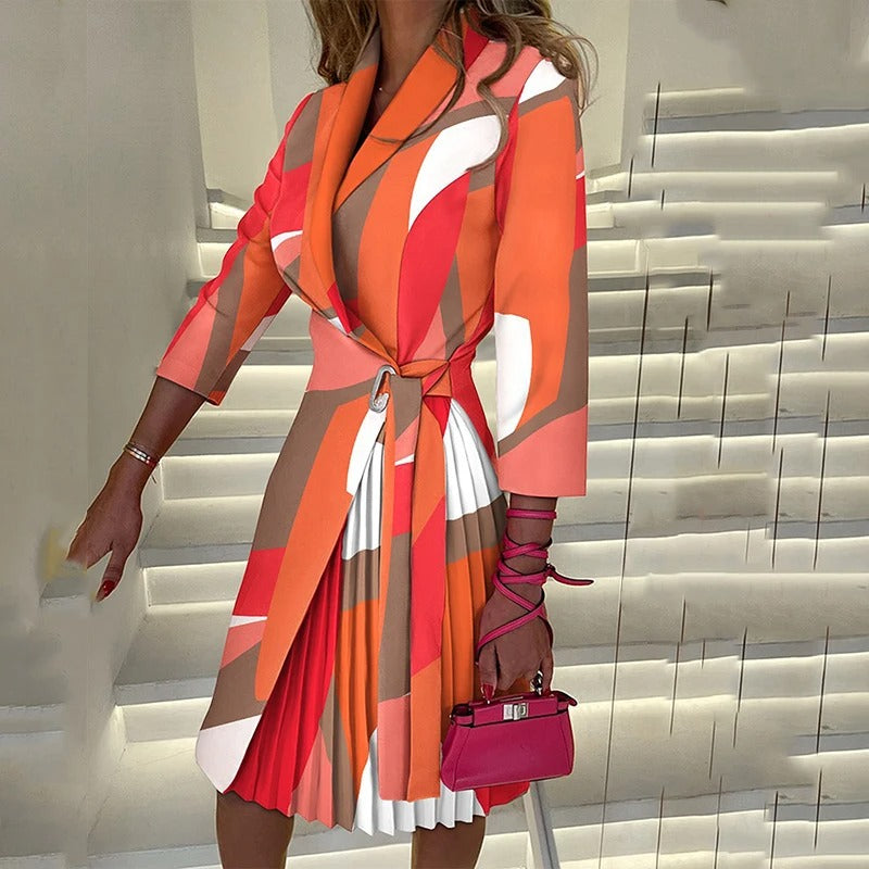 Alma - Robe élégante plissée