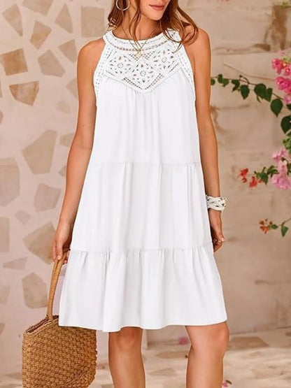 Jezebel - Robe mini en dentelle sans manches