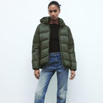 Claire - Veste chaude à la mode avec fermeture éclair