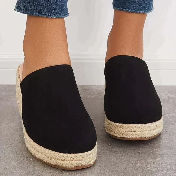 Maronti - Sandales espadrilles fermées pour femmes