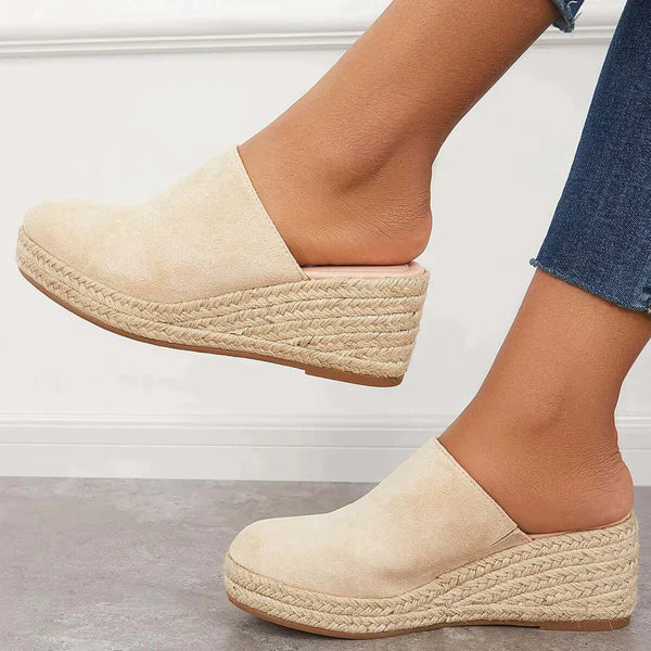 Maronti - Sandales espadrilles fermées pour femmes