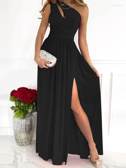 Grace - Robe longue à une épaule