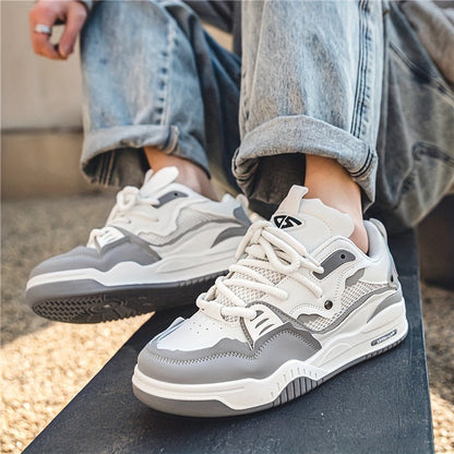 Hanz - Chaussures de sport décontractées à motifs géométriques