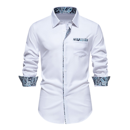 Ice - Chemise à manches longues Stretch pour hommes