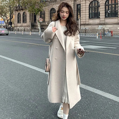 Alison - Manteau d'hiver en laine lâche