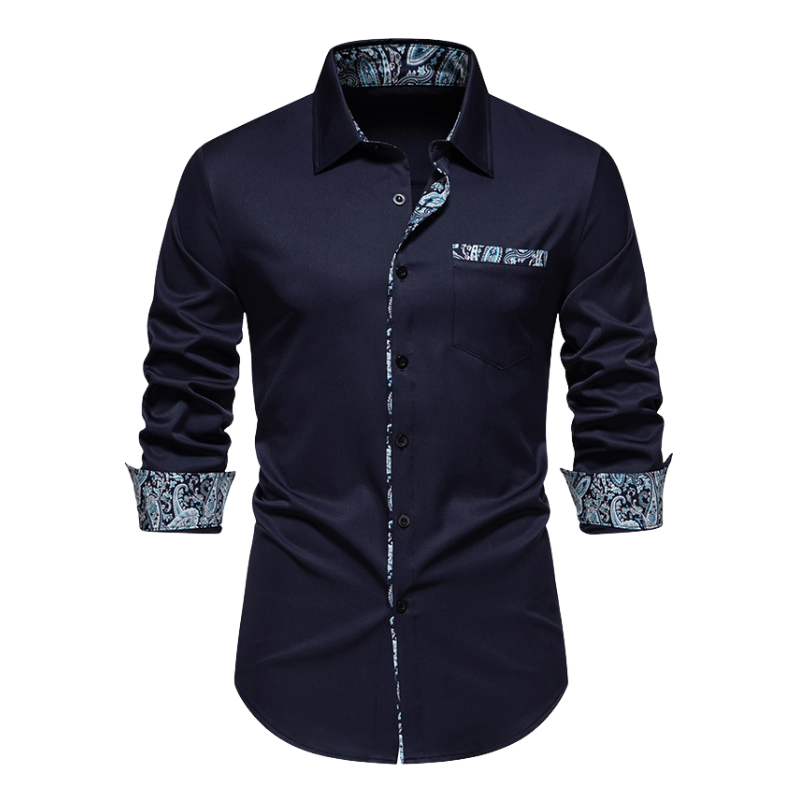 Ice - Chemise à manches longues Stretch pour hommes