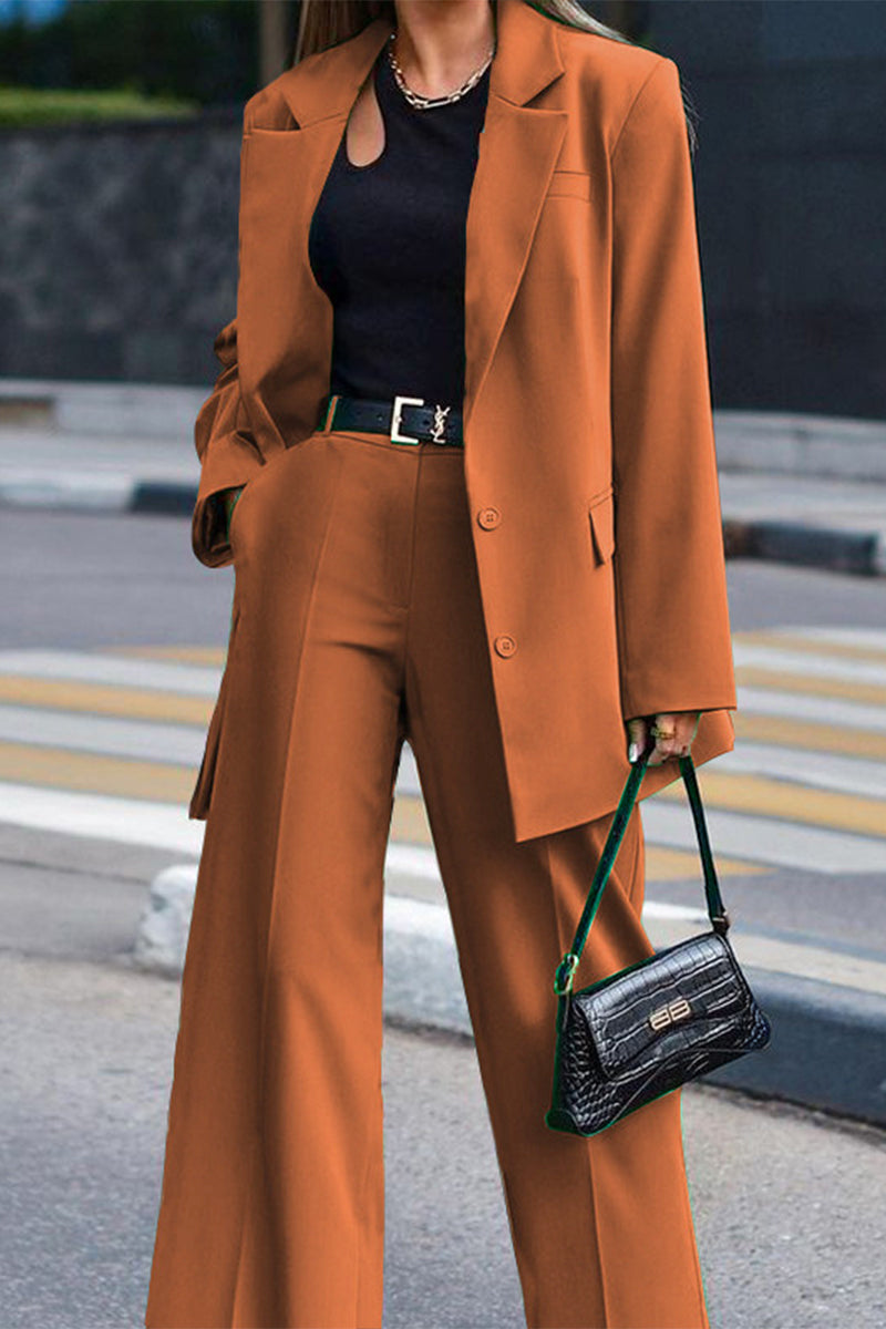 Dayana - Ensemble élégant blazer à manches longues et pantalon