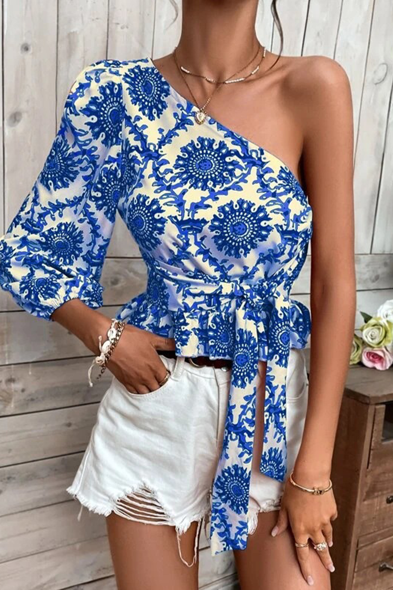 Aveline - Top élégant asymétrique à une épaule