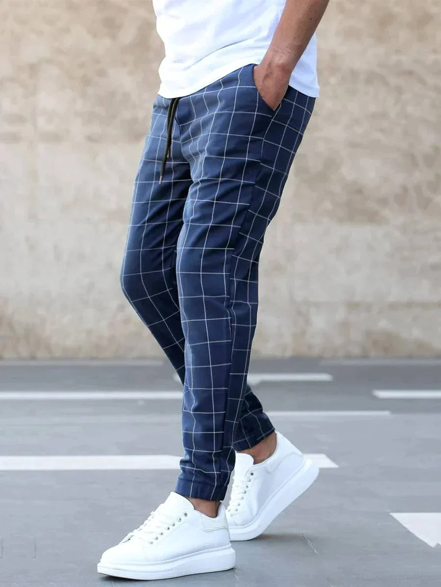 Henry - Pantalon élégant à motif quadrillé