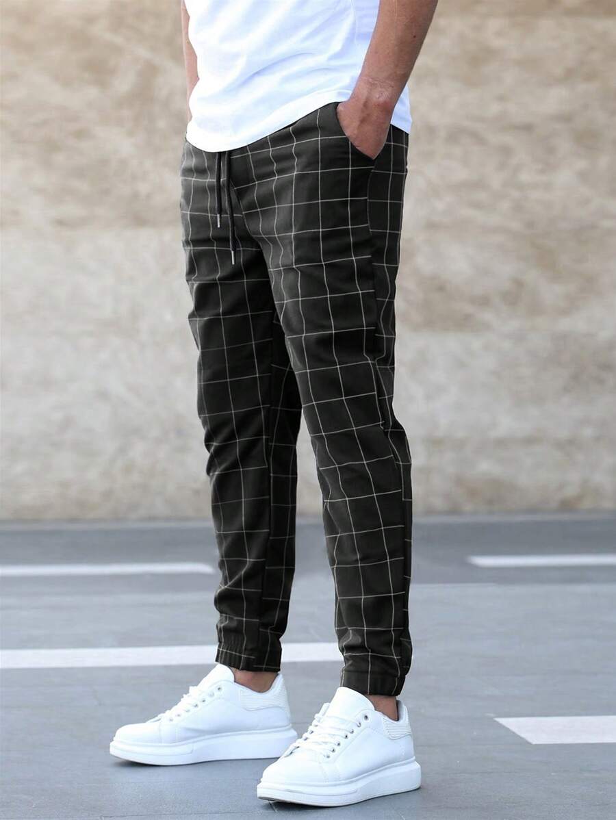 Henry - Pantalon élégant à motif quadrillé