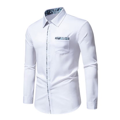 Ice - Chemise à manches longues Stretch pour hommes
