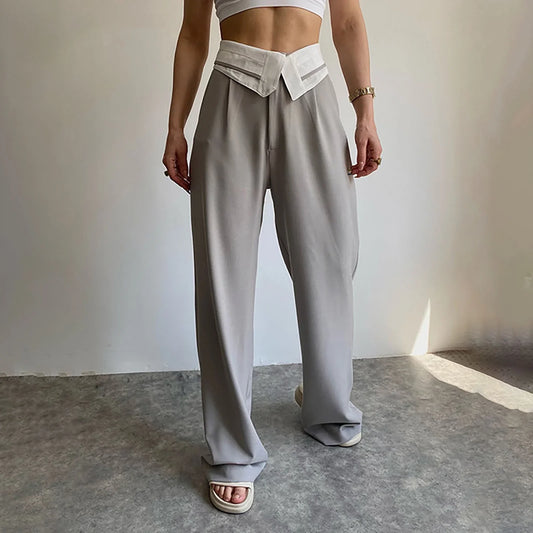 Polly - Pantalons à jambes larges pour femmes