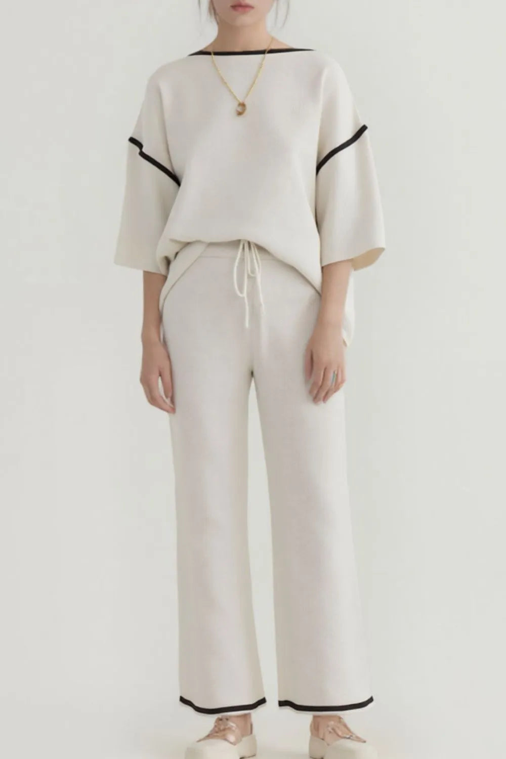 Kerenza - Ensemble casual avec t-shirt oversize et pantalon