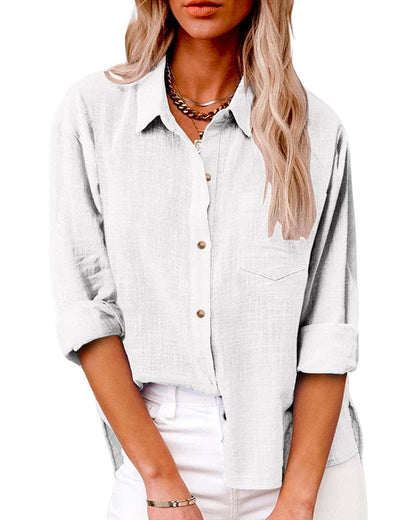Zuki – Chemisier en coton et lin