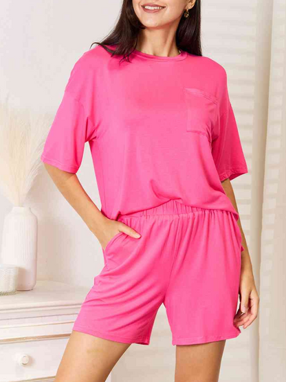 Cressilda - Ensemble casual t-shirt ample et short
