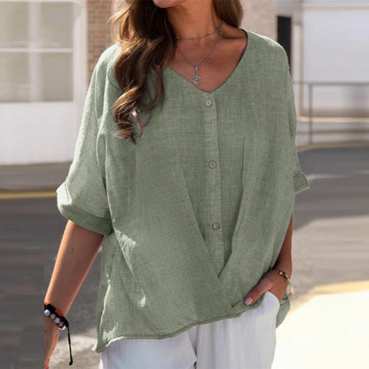 Marine | Blouse lin bohème