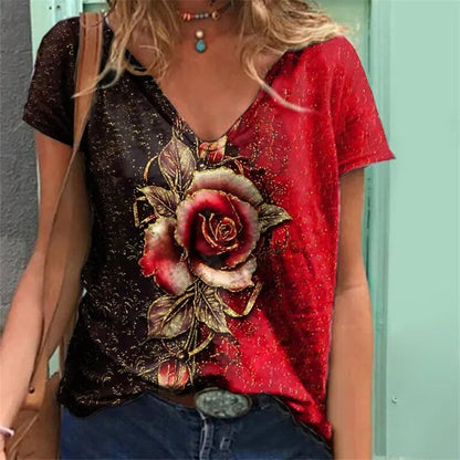 Aurelia - Chemise pour dames avec col en V