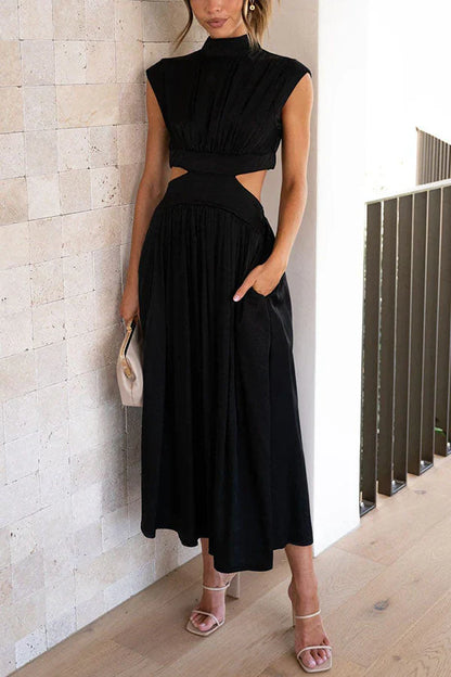 Catharina - Robe longue plissée pour femmes