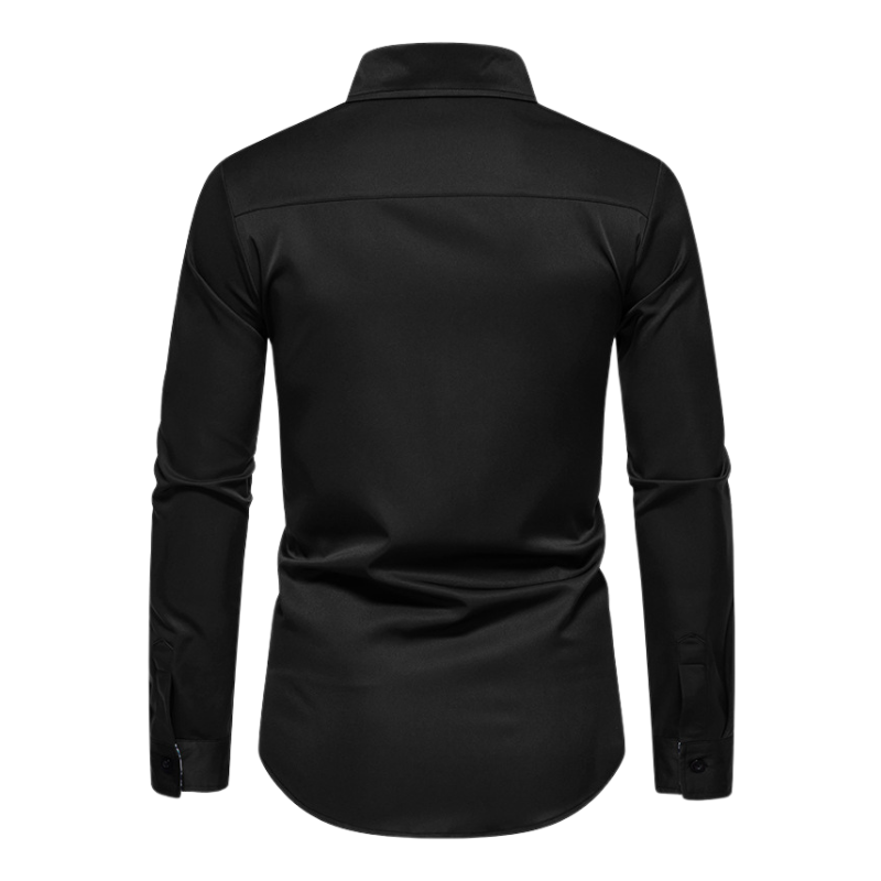 Ice - Chemise à manches longues Stretch pour hommes