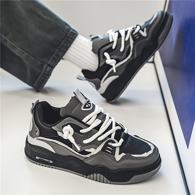 Hanz - Chaussures de sport décontractées à motifs géométriques