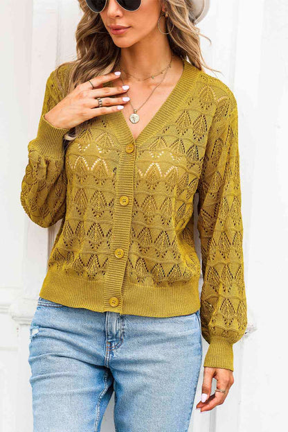 Noemi - Gilet en maille à col en V, chic et décontracté