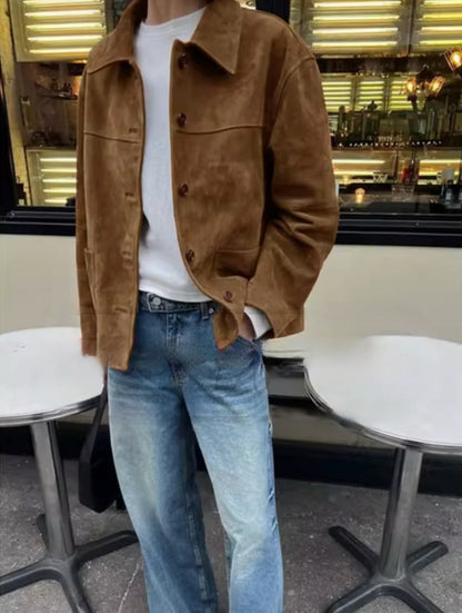 Josea – Veste en daim vintage