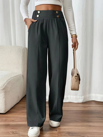 Arvilla - Pantalon droit élégant de style français