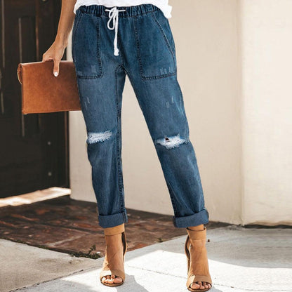 Doreen - Jean jogger décontracté pour femme