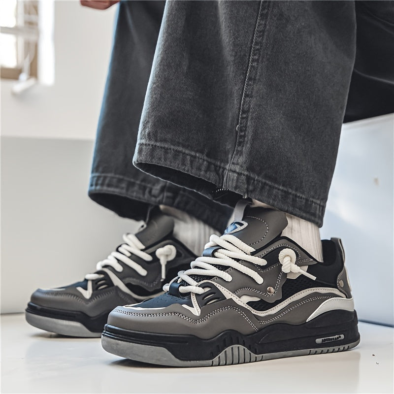 Hanz - Chaussures de sport décontractées à motifs géométriques
