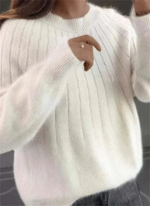 Ania - Pull en tricot de cachemire moelleux