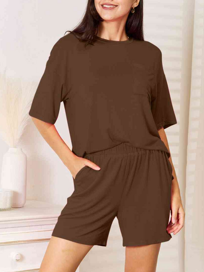 Cressilda - Ensemble casual t-shirt ample et short