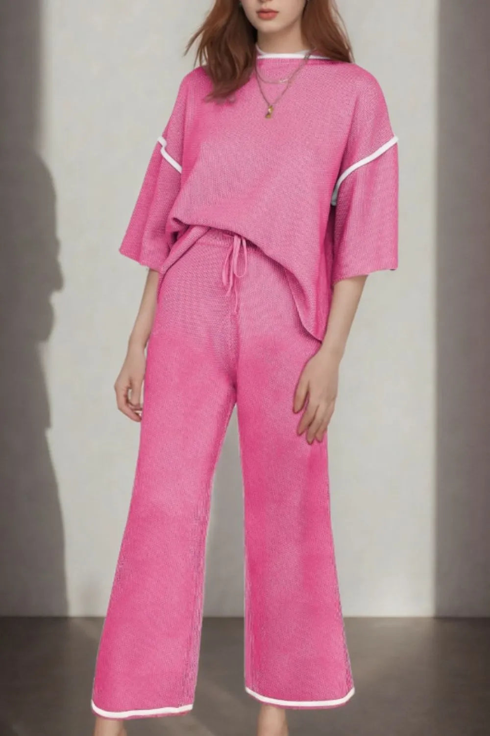 Kerenza - Ensemble casual avec t-shirt oversize et pantalon