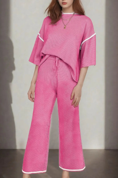 Kerenza - Ensemble casual avec t-shirt oversize et pantalon